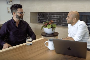 men sitting at a table