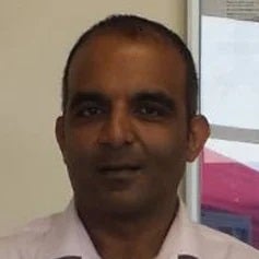 a man looking at the camera