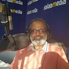 a man wearing glasses