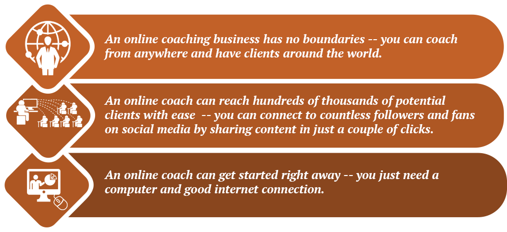 3 benefits of starting an online coaching business