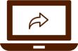 a black screen with a white logo