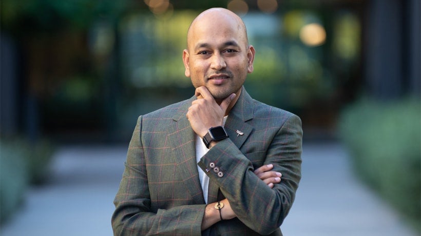 Ajit Nawalkha in a military uniform