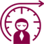 a pink and purple background