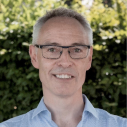 a man wearing glasses