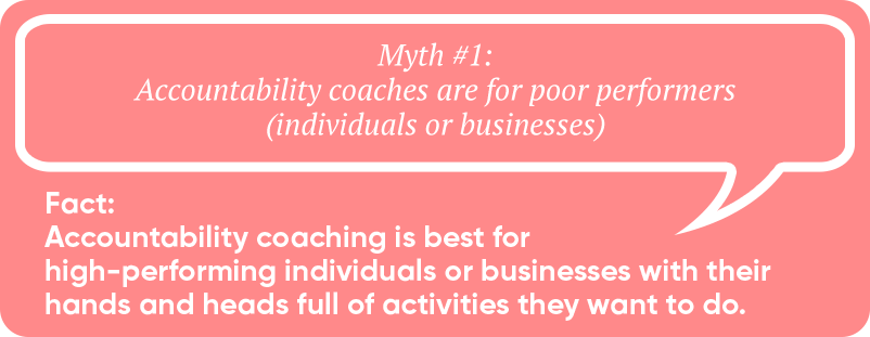 Myths About Accountability Coaching