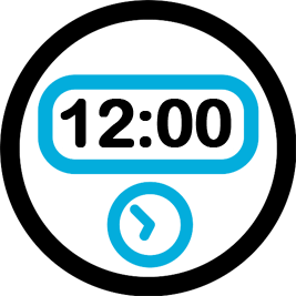 12:00 clock
